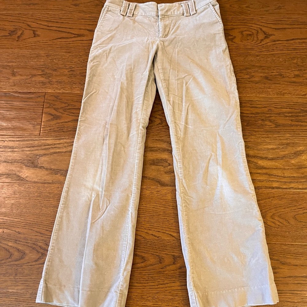 Wide Leg Women's Pants in Light Beige - Classic Everyday Style